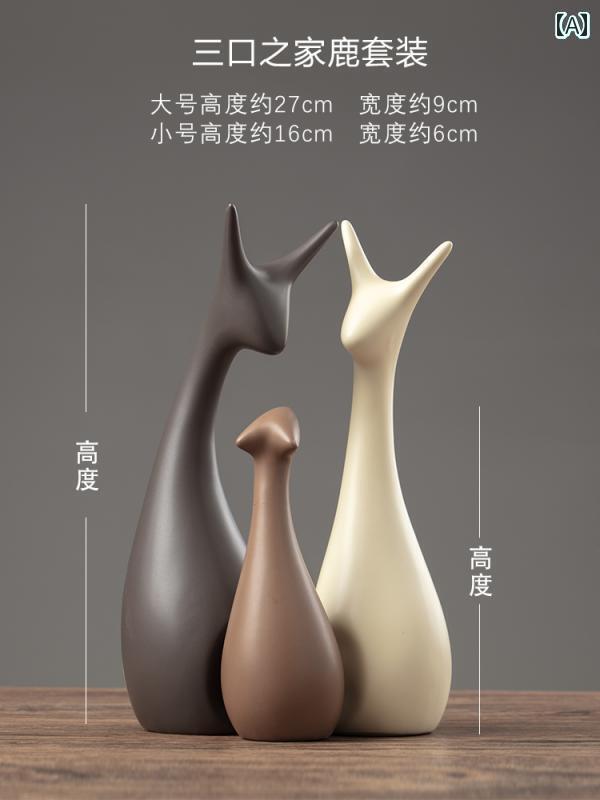 インテリア プレゼント 小さい 装飾品 ホーム リビング ルーム テレビ ワイン キャビネット ポーチ ライト 高級 モダン オフィス 北欧 鹿 装飾