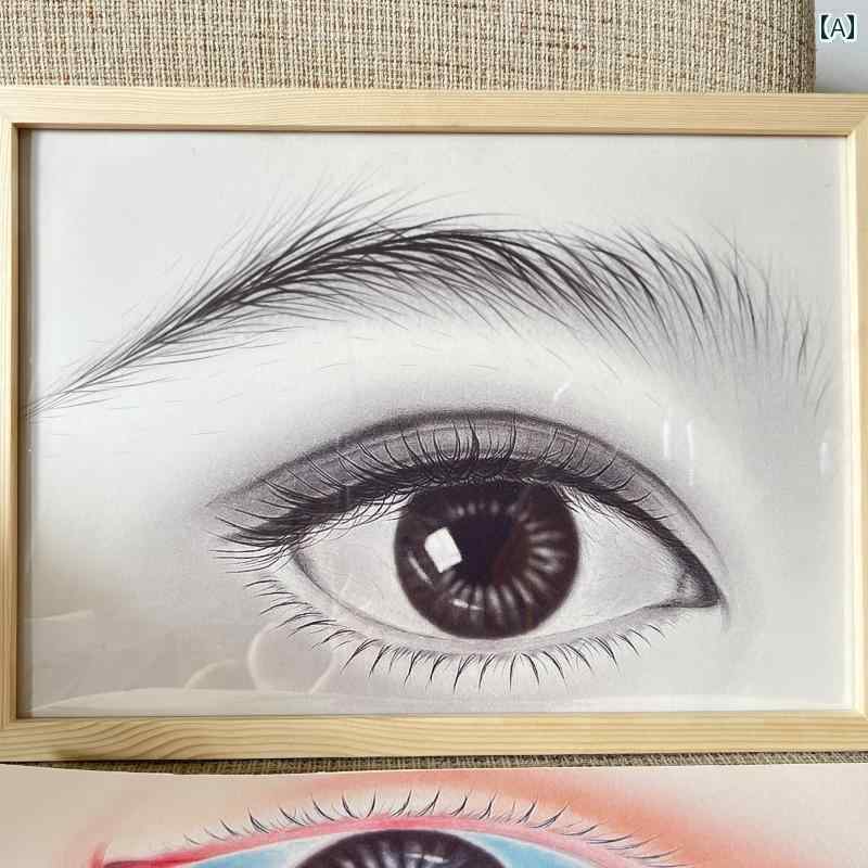 インテリア おしゃれ 刺繍 店の 眉毛の 目 唇の 絵画の 美容院の 美容 スケッチの 装飾の 吊り下げ 装..