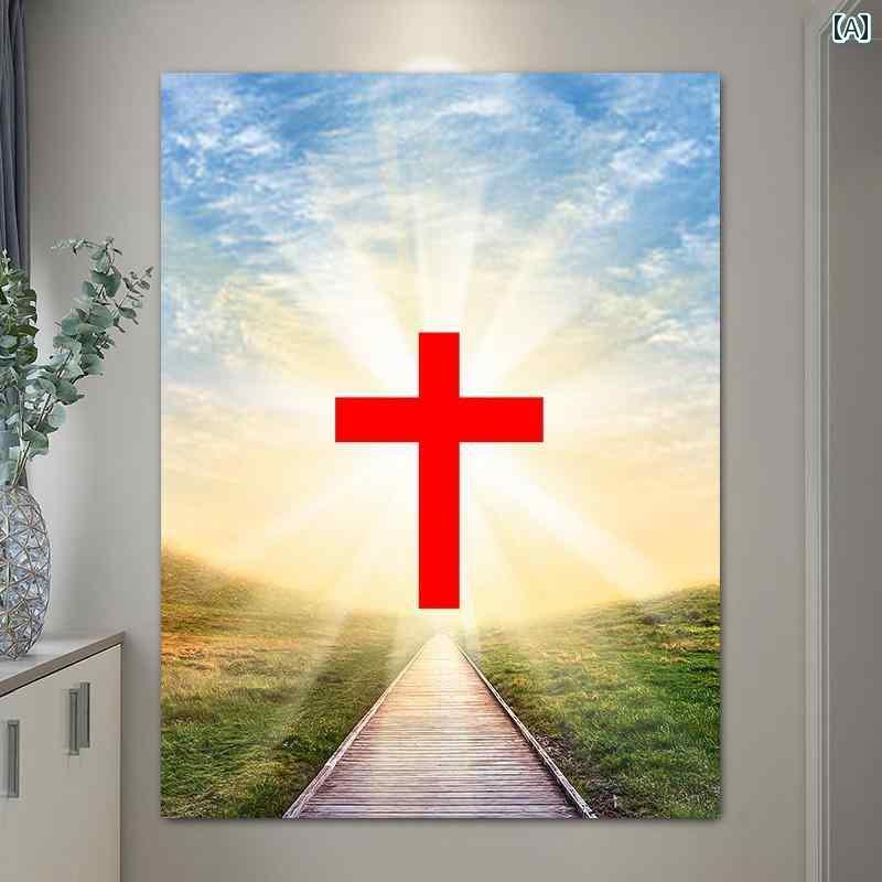 インテリア おしゃれ モダンで シンプル ポーチ 装飾 絵画 リビング ルーム 背景 壁 壁画 玄関 廊下 通路 クロス 吊り