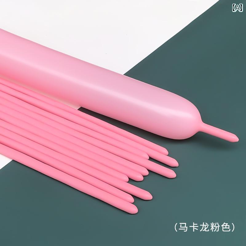 パーティーグッズ ホームパーティー 誕生日 100個の 厚手 長い 風船 260個の 魔法の 子供の パーティーの 装飾 の おもちゃの マカロンの 形の 花束 バッグ