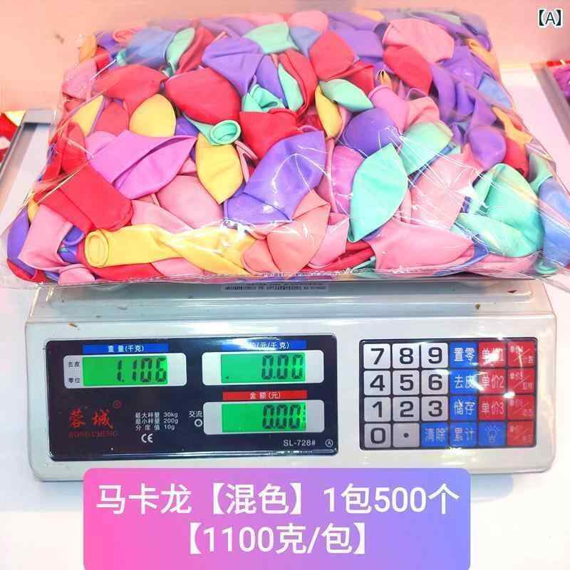パーティーグッズ ホームパーティー 誕生日 マカロン カラーの 風船 大型 パック 1000個 結婚式 誕生日 パーティー バー KTV オープニングイベント 幼稚園の 装飾