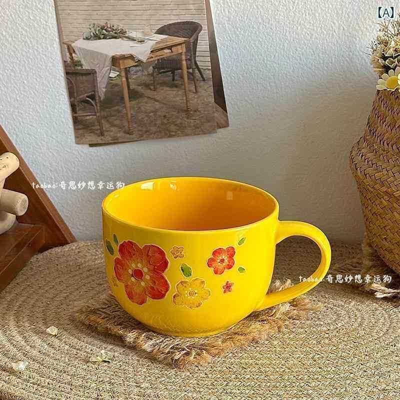 インテリア オブジェ おしゃれ 母の 日 ギフト大容量 セラミック マグカップ オフィス 自宅 朝食 淹れ ..