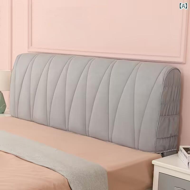 ベット カバー オシャレ ベッド ヘッド カバー ソフト 布 ユニバーサル オールインクルーシブ 保護 厚..