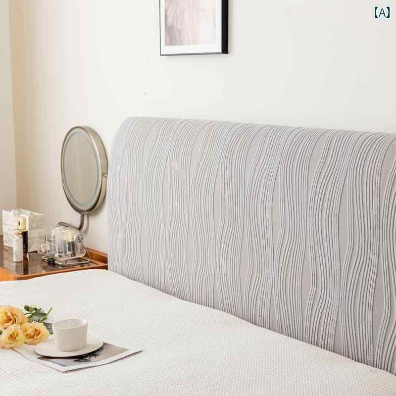 おしゃれ ベット カバー ジャカード ベルベットの 抽象的な ラインの ベッド サイド カバー ウォーター カーテンは 厚く オールインクルーシブの ユニバーサル カバーは 取り外し 可能で 洗えます