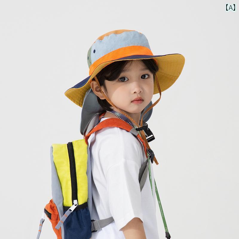 キッズ 幼児 帽子 子供用 日よけ 帽子 男の子用 ベビー 夏の 女の子用 フィッシャーマン ハット 速乾の..