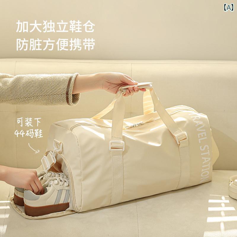 送料無料 ボディバッグ ショルダー メッセンジャー フィットネス バッグ、 ウェットと ドライの 分離、..