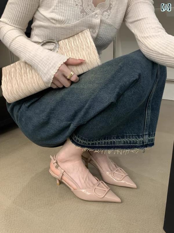 レディース ヒール おしゃれ 【 靴 コントロール Ouni】 特大 サイズ 3143 パテントレザー 夏 ポインテ..