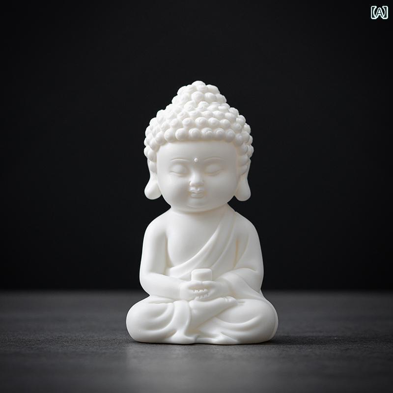 インテリア オブジェ おしゃれ 九 蔵 禅 大日 如来 仏教 小さい 装飾品 家庭用 陶器 仏像 車 仏 茶 ペット 装飾 ギフト