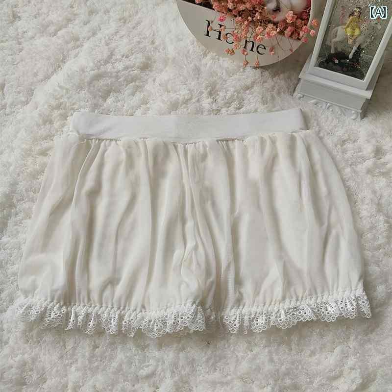 レディース オシャレ かわいい プリン ベア JK レギンス 安全 パンツ ～ 締め付けず 快適 パンプキン 露出 防止 丸まらない パフィー