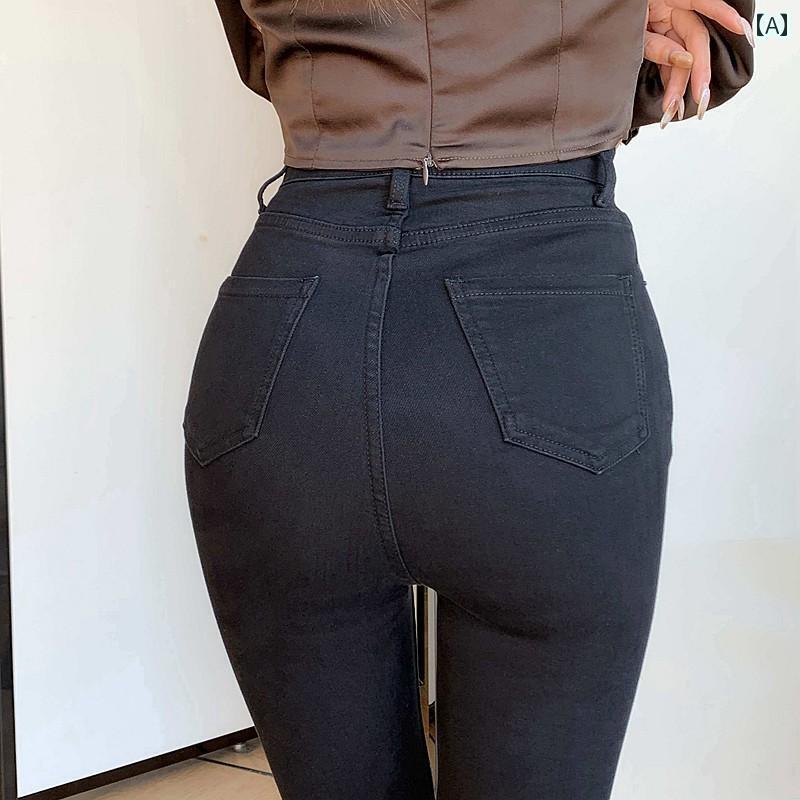 レディース パンツ オシャレ 張 百 怡の 春夏の ロングレッグ フィルター 20 ハイウエスト スリムフィ..