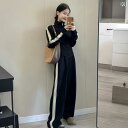 セットアップ レディース 韓国 女性用 高級 スポーツウェア スーツ 春秋 スタイル 年齢を 減らす スリム セーター カジュアル ツーピース ランニング