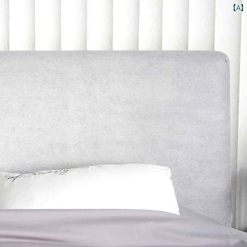 おしゃれ ベット ヘッド カバー ハイエンドの 軽量 高級 オールインクルーシブ 弾性 スエード ベッド ..