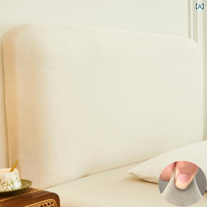 おしゃれ ベット ヘッド カバー 柔らかくて 厚手 高級 ユニバーサル ベッド サイド カバー 2025 保護 ..