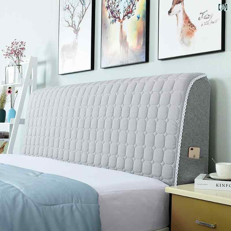 おしゃれ ベット ヘッド カバー コットン ベッド ヘッド カバー 2025 新 フル 保護 ソフト パック 高級..