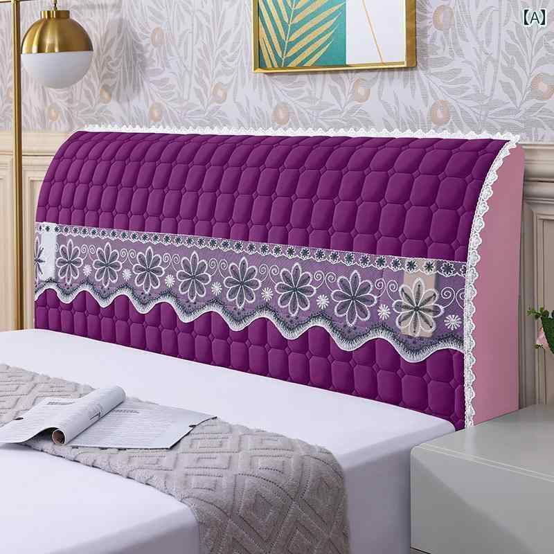 おしゃれ ベット ヘッド カバー シンプル ベッド サイド カバー ホーム キルティング 厚手 オールイン..