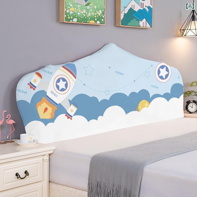 おしゃれ ベット ヘッド カバー ベッド ヘッド カバー 特殊 形状 アーク 2025新 弾性 フル バック 取り..