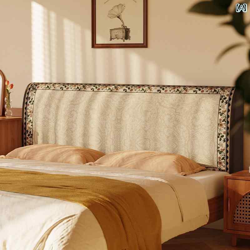 アメリカン レトロ ベッド サイド カバー 軽量 高級 木製 ハード ボード オールインクルーシブ 保護 背..