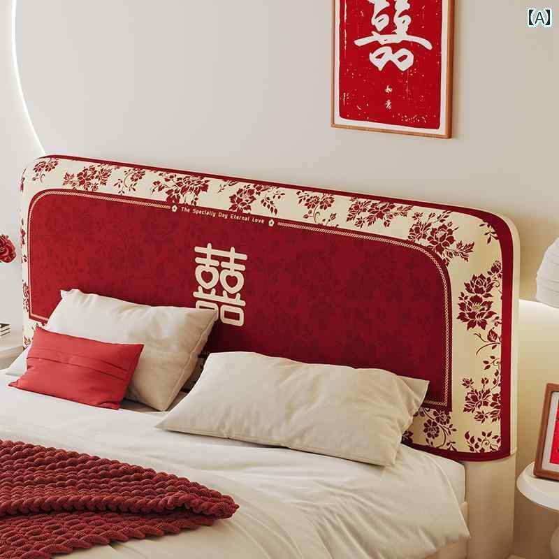 ベッド ヘッド カバー 2024 軽量 高級 レザー 醜い アーティファクト ユニバーサル ダストカバー フル ..