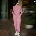 セットアップ レディース スウェット ジャージ 韓国 フェイ ミ スーツ レディース 2024 スタイル スポーツウェア カジュアル スリミング エイジ ダウン ツーピース 背の 高さ セーター パンツ