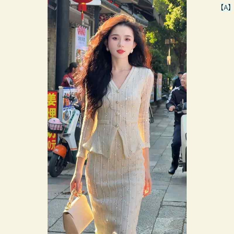 かわいい 春夏 春の リッチ ガールの 衣装 高級で 精巧 高級 フォーマルな 機会 白い スパンコールの ..