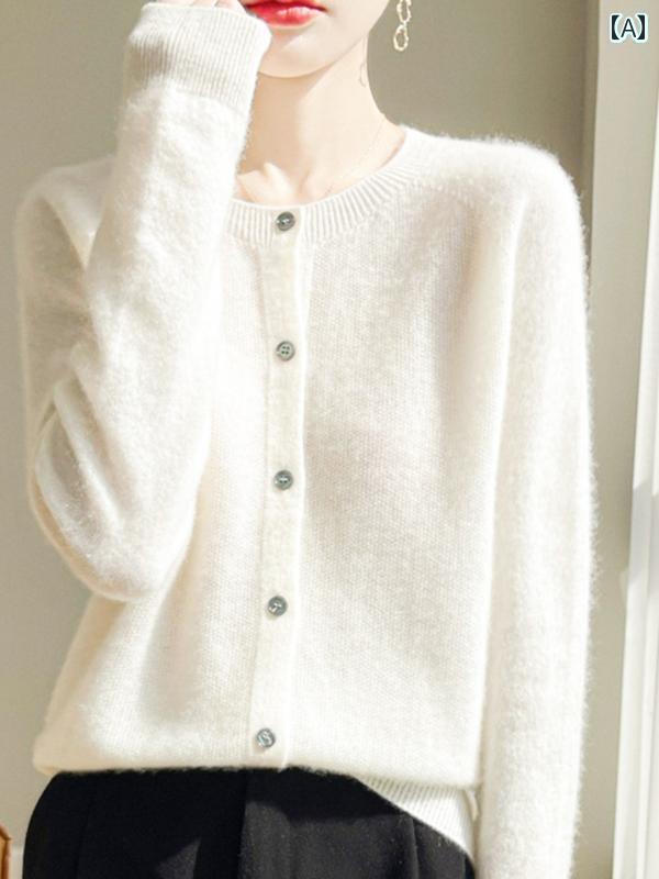 レディース 春服 かわいい 高級 韓国 ファッションの 優しくて な ゆったり ウール コート ニットカーディガン アウター スカート