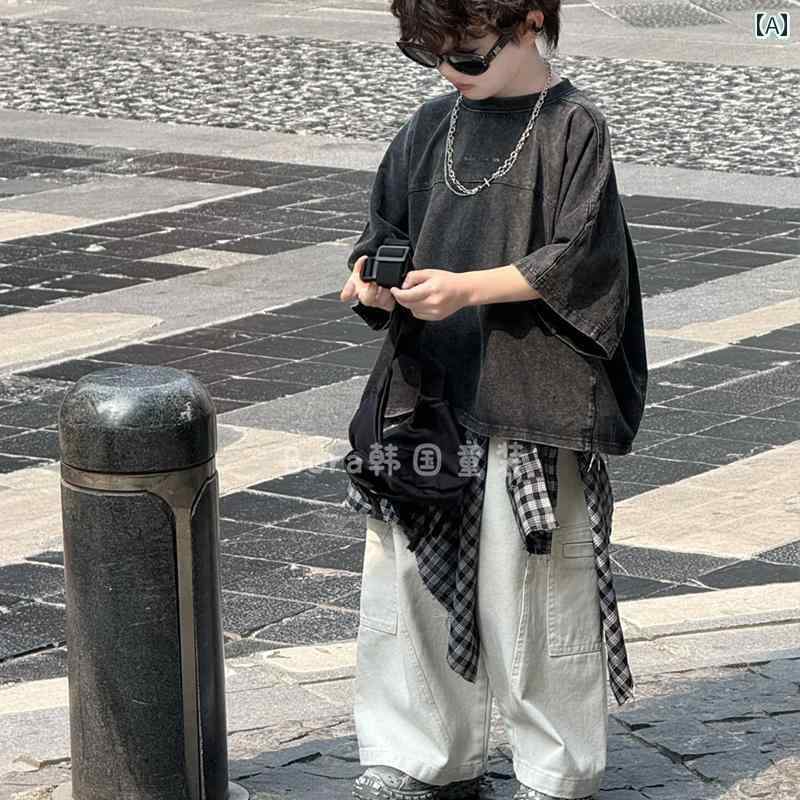 キッズ 子供 トップス かわいい 男の子 半袖 Tシャツ 子供の 夏服 2025 レイヤリング シャツ 赤ちゃん..