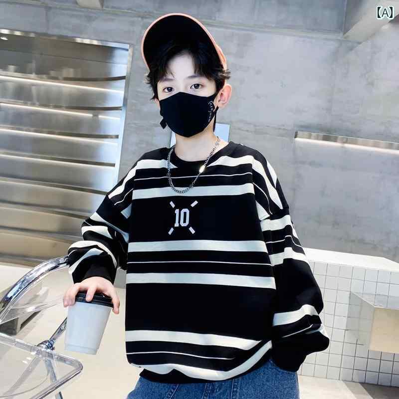 子供服 かわいい おしゃれ 子供服 男の子 春 長袖 Tシャツ 2025 春秋 大きいサイズ 子供 インナーウェ..