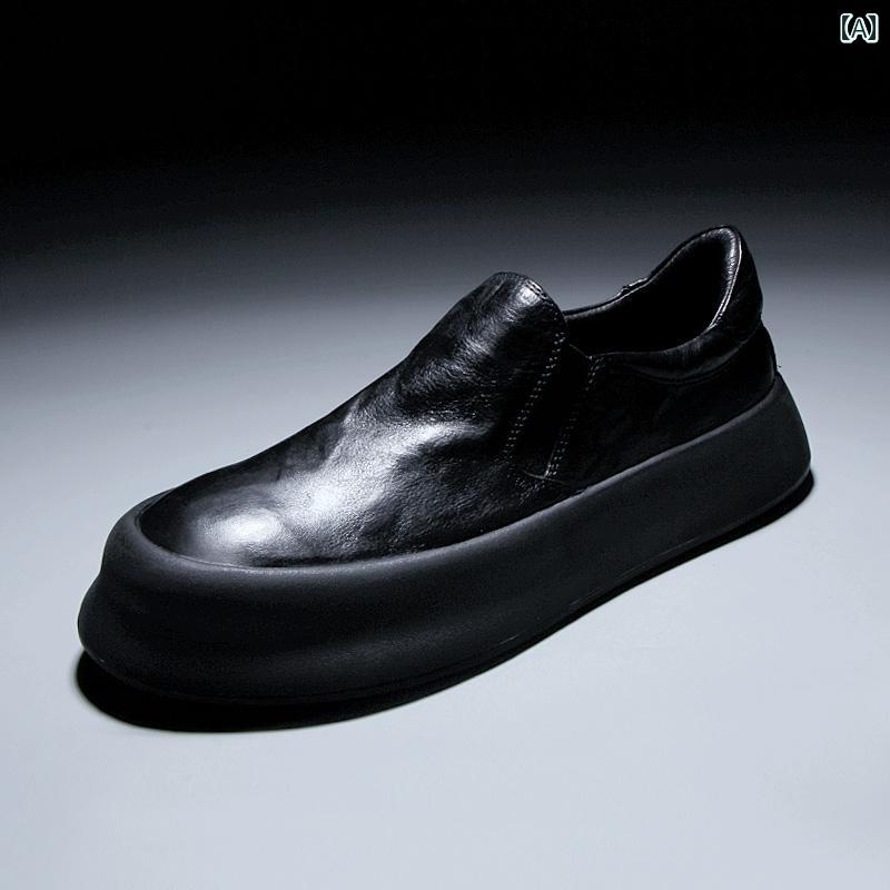 ビジネスシューズ ローファー フォーマル ビジネスシューズ ローファー フォーマル 春の ファッション シューズ 第一層 カーフスキン ソフト ソール メンズ スリッポン ローファー メンズカジュアル