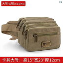 おしゃれ ショルダーバッグ ウエストバック ウエスト バッグ メンズ 仕事 レジ 多機能 ツール キャンバス スマートフォンな 多層大容量 集金 ビジネス レデ...