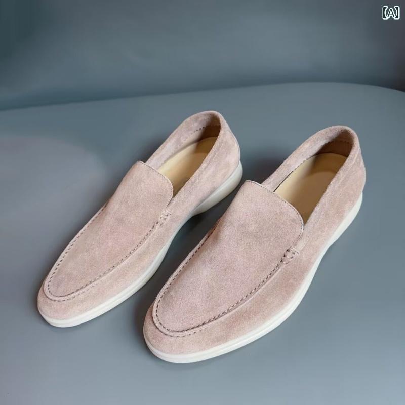 ビジネスシューズ ローファー フォーマル ビジネスシューズ ローファー フォーマル 2025 lp ローファー メンズシューズ カジュアル フラット スリッポン スエード シングル シューズ 英国 スタイル