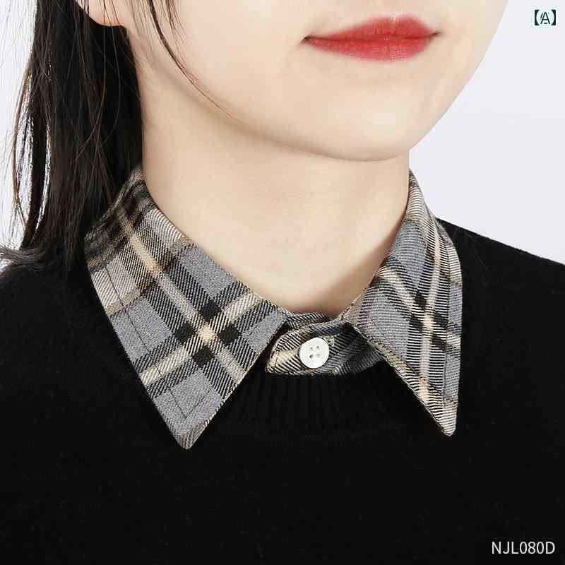 レディース トップス オシャレ 女性用 フェイク カラー セーター 付き 秋 多機能 インナーシャツ 高級 ..