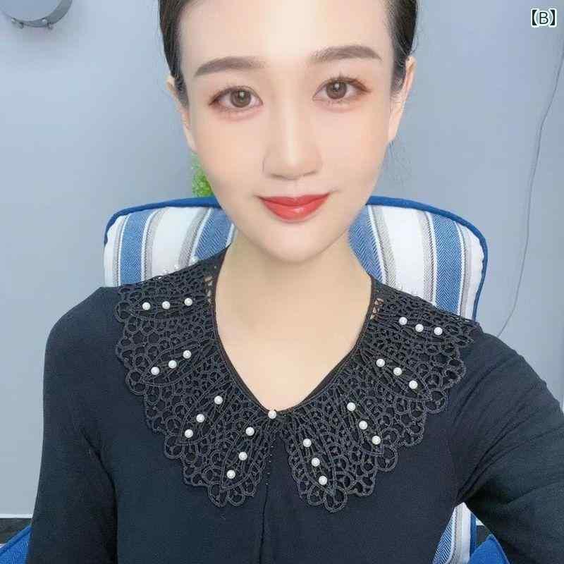 ホープのレディース トップス オシャレ 春 韓国 レース ショール 夏用 薄手 日焼け防止 ドール カラー フェイク レディース スカート 付き｜アングル2