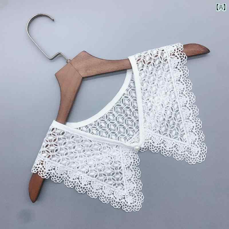 レディース トップス かわいい オール シーズン ドレス 小さい ショール ネック ライン 装飾 フェイク カラー レディース 折りたたみ アウターウェア 韓国 万能 ファッション