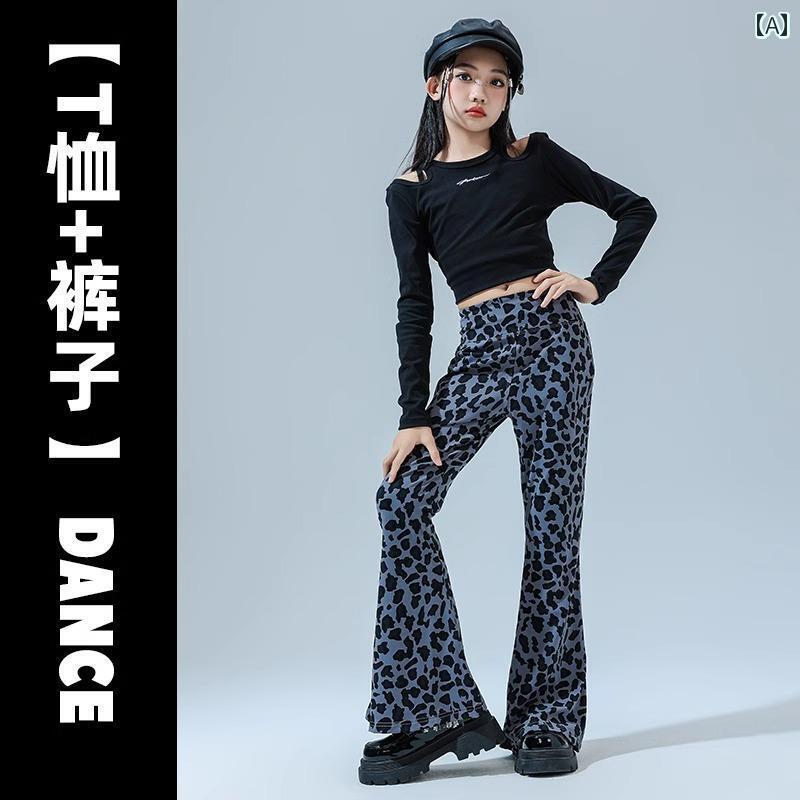 ダンス衣装 セットアップ 女の子 ジャズ ダンス 衣装 子供用 の K ポップ ガール グループの パフォー..