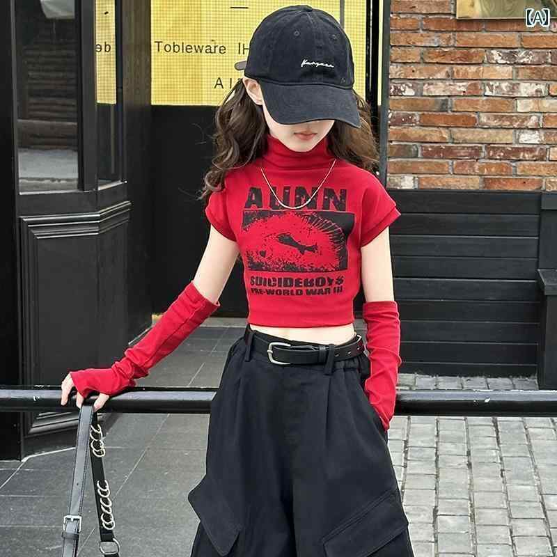 ダンス衣装 セットアップ ワイドパンツ クールで クールな 女の子 春の ジャズ 服 2025な ホット ガー..