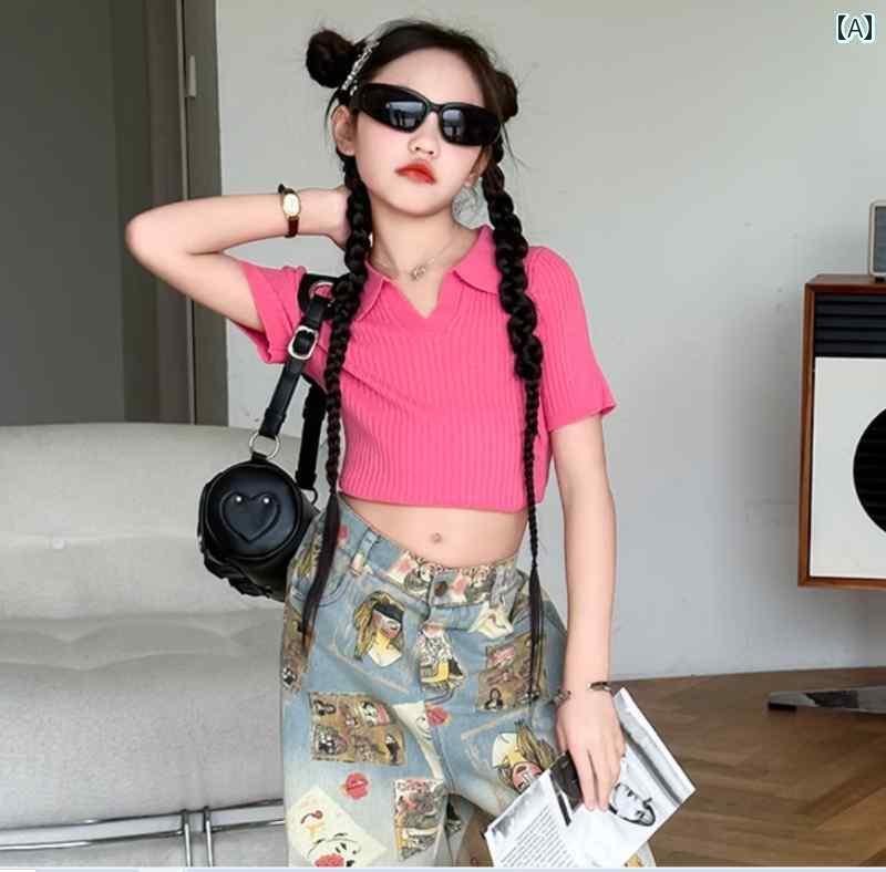 ダンス衣装 セットアップ ワイドパンツ 女の子 ジャズ ダンス ファッション 服 2025 へそ 出し ヒップ ..