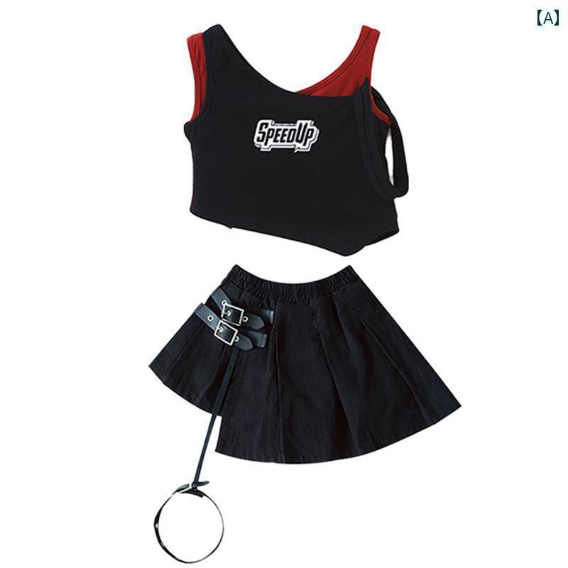 ダンス衣装 セットアップ ワイドパンツ ジャズ ダンスに 適した スーツ 夏の な 女の子 キャットウォー..