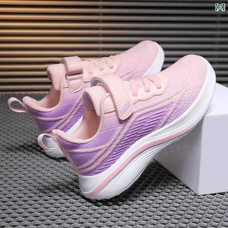 レディース スニーカー かわいい 女性用 学生用 縄跳び シューズ サイズ 3334 メッシュ 通気性 軽量 スポーツ レース フリー ソフト ソール 滑り止め ランニング