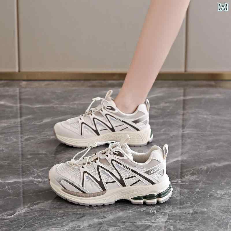 レディース スニーカー かわいい アウトドア 登山 レディースシューズ 秋 ハイキング スポーツ シューズ 2025 滑り止め ソフト ソール 靴 軽量 ランニング