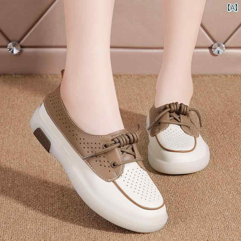 レディース スニーカー かわいい 妊婦用 革 スポーツ シューズ 2025 春秋 足の むくみ 対策 アウトドア カジュアル ウォーキング ソフト ボトム アンチ スケート ボード 女性用