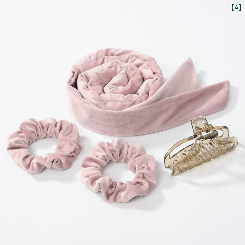 ウィッグ ロング ロングヘア 睡眠 カー リング アーティファクト 怠け者は 髪を 傷つけず アイロン ケアなしで 大きい 波を 寝るに 使用 できます ふわふわの ヘア バンド ホームを 固定 します