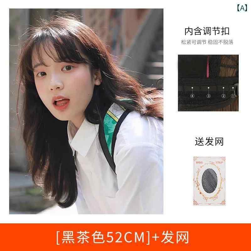 ウィッグ ロング ロングヘア 女性用 ウィッグ ロング カール ヘア ナチュラル フル ヘッド ミディアム ビッグウェーブ シミュレーション 人 毛