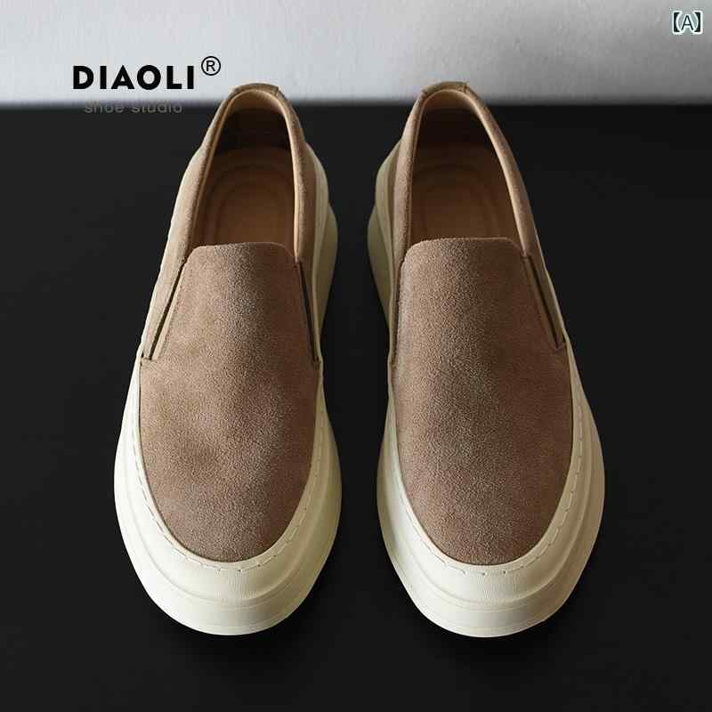 ビジネスシューズ ローファー フォーマル ビジネスシューズ ローファー フォーマル 柔らかくて 快適 Diaoli 2025 春 スリッポン ローファー メンズ スエード カジュアル シューズ ドライビングシューズ