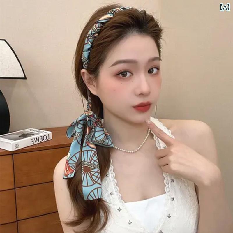 ヘアバンド ターバン レディース レトロ 雰囲気の 編み込み ヘア フープ 女性 2025 高級 リボン バンド..