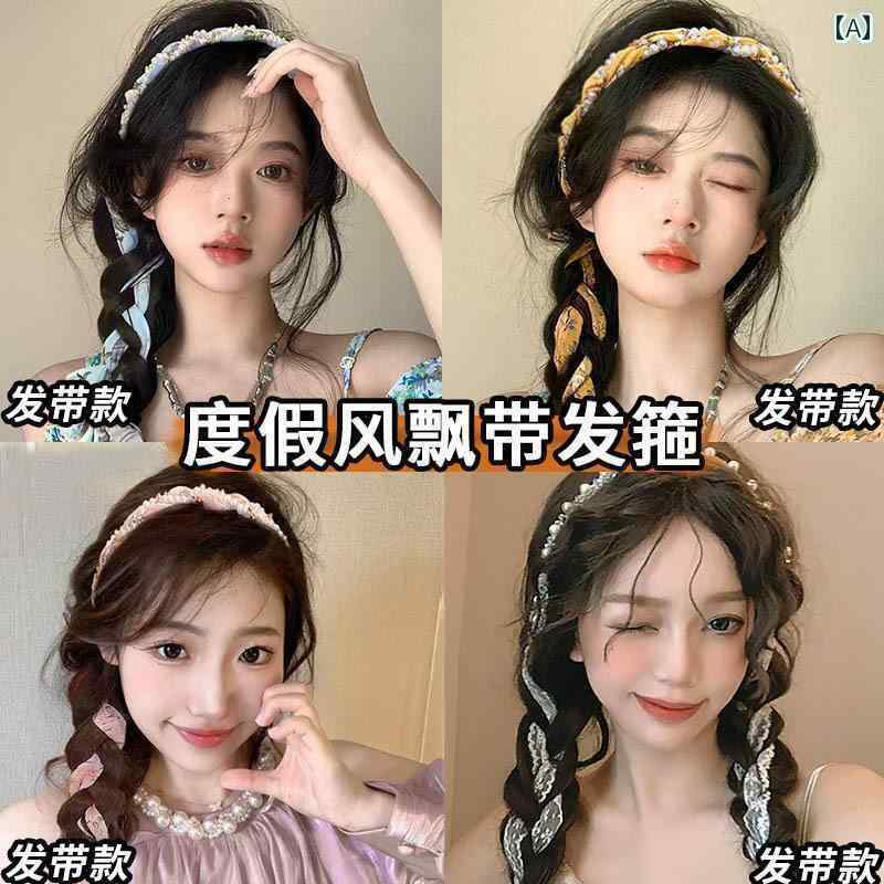 ターバン ヘアバンド レディース ヘア バンド レディース 2025 日常 着 ヘッド リボン タイ 旅行用 ピ..