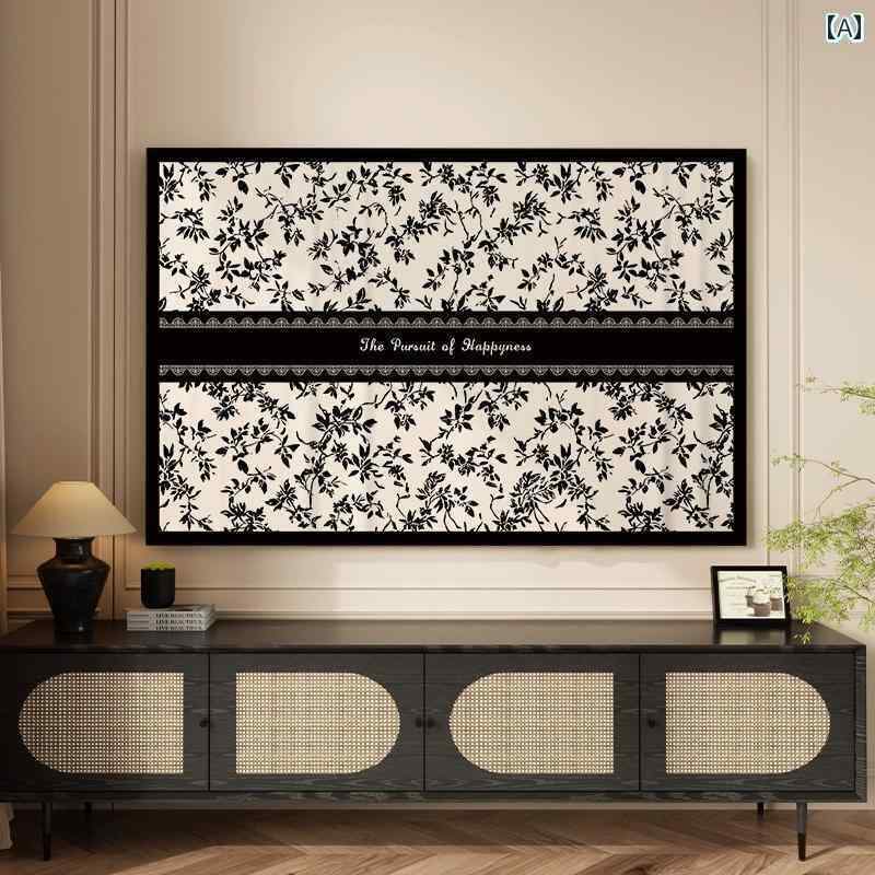 テレビカバー テレビガード オシャレ アメリカ テレビの ダストカバー 2025年新 75インチ 液晶 テレビ カバー 布 55インチ 65インチ コンピューターの