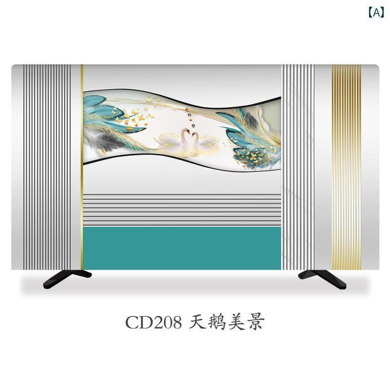 テレビカバー テレビガード オシャレ 55インチ 65インチ テレビ カバー ダストカバー 42 生地 50 表面 60 吊り下げ 75 デスク トップ 液晶 布