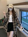 シアーシャツ 透け感 シースルー シアー トップス ボリューム袖 シアーシャツ 透け感 シースルー シアー トップス ボリューム袖 韓国 長袖 チェック シャツ...