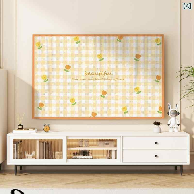 テレビカバー テレビガード オシャレ テレビ ダストカバー 43インチ 50インチ 55インチ 65インチ 吊り..