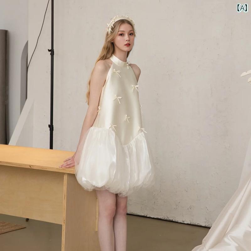 パーティードレス ドレスワンピース ロングワンピース 甘くて かわいい バースデー ドレス チュチュ ス..